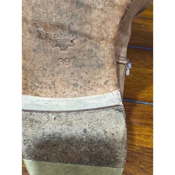 Women's free people leather bootie size 39 euro - US 8.5 - Picture 3 of 7